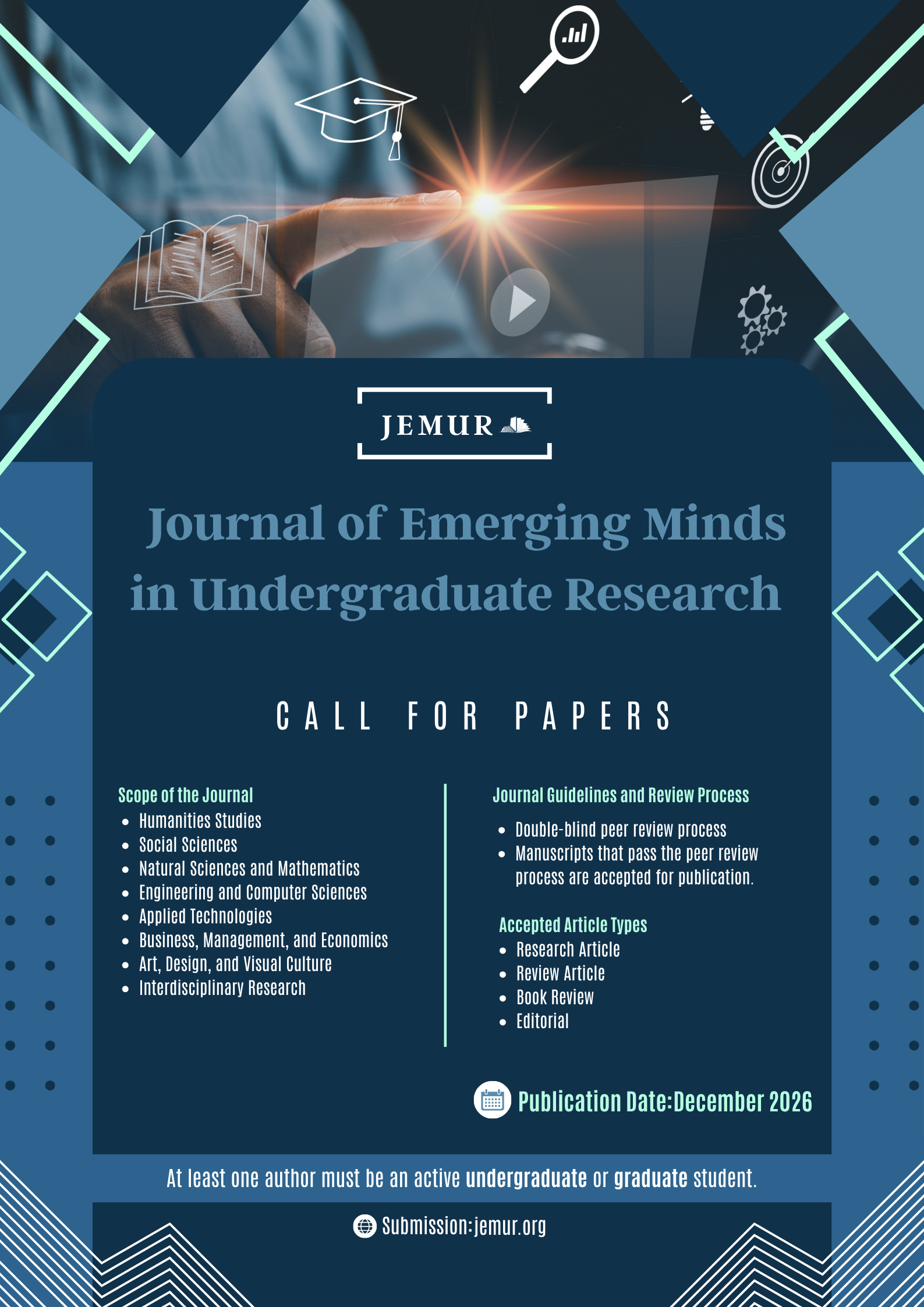 JEMUR Call for Papers for the December 2026 issue
